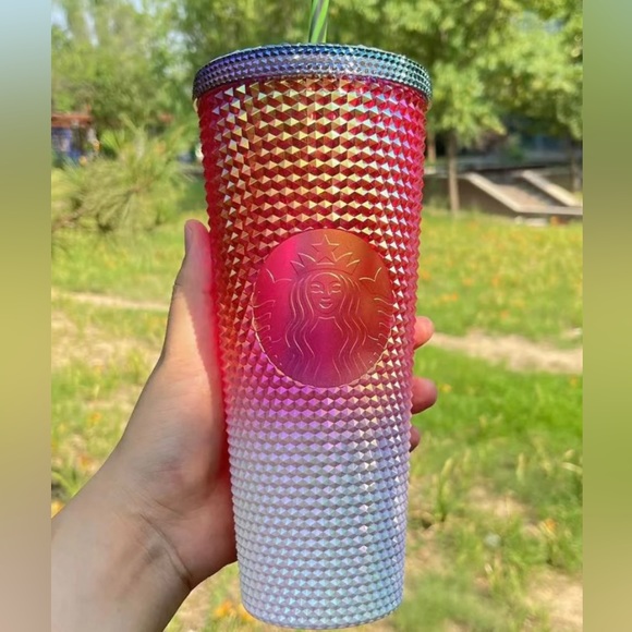 Starbucks Philippine Dragon Fruit Studded Cup Tumbler Ombre Venti Overseas 2023 - Picture 4 of 8